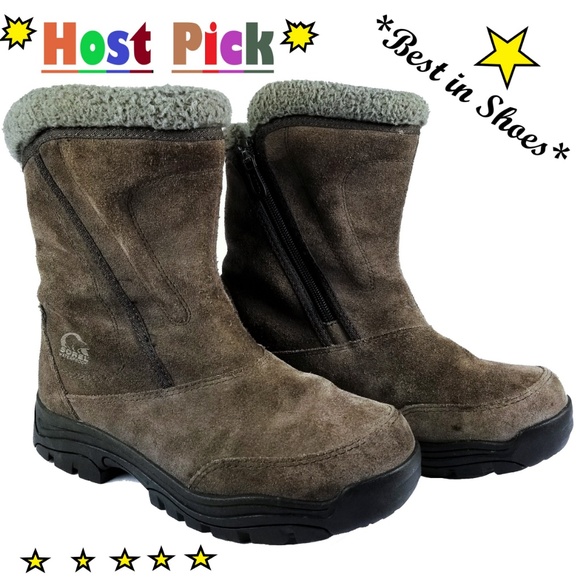 Sorel Shoes - Sorel Waterfall Thinsulate Leather Boots Size 7.5